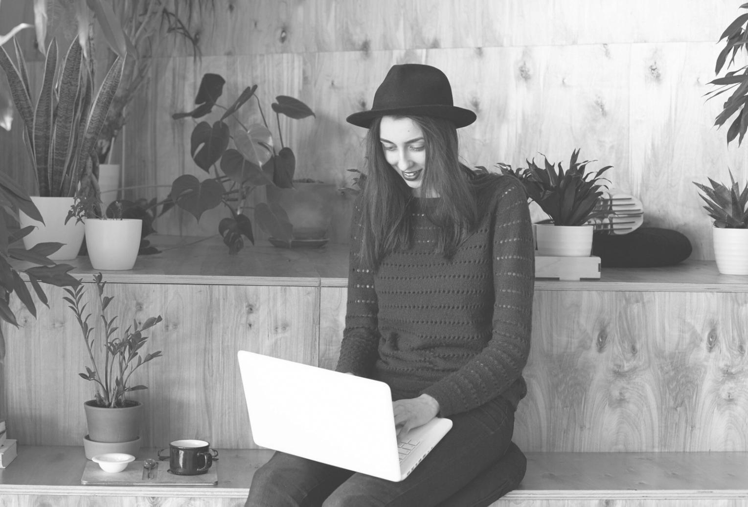 Financial analysis workspace with modern technology tools